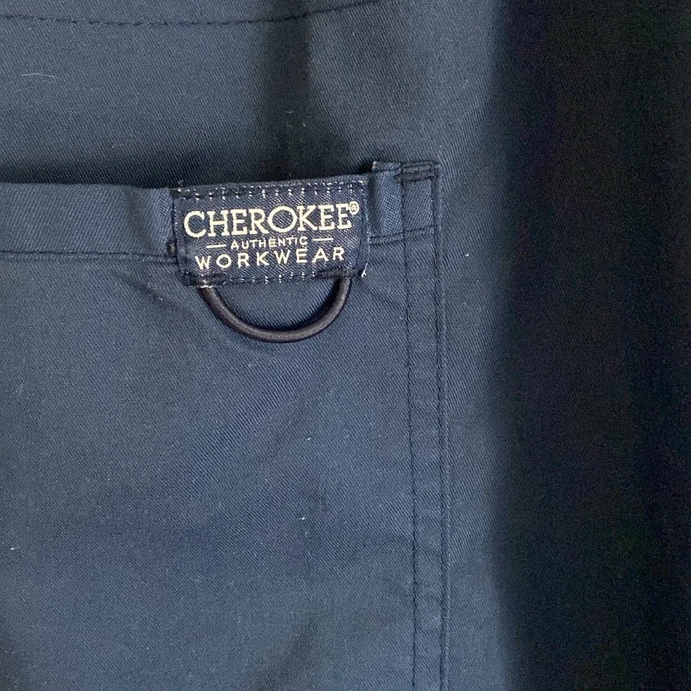 Cherokee Workwear Navy Blue Scrub Pants Style WW105